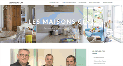 Desktop Screenshot of maisons-cimi.fr